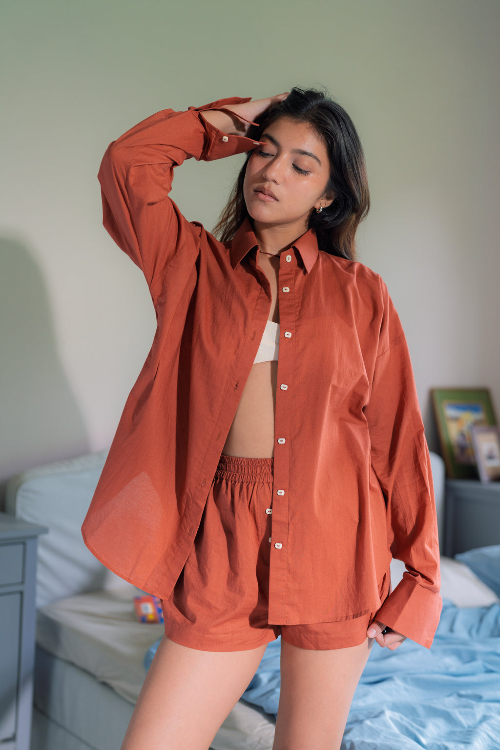 Autumn Willow Set with Shorts & Bralette
