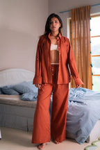 Autumn Willow Set with Lounge Pants & Bralette