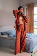 Autumn Willow Set with Lounge Pants & Bralette
