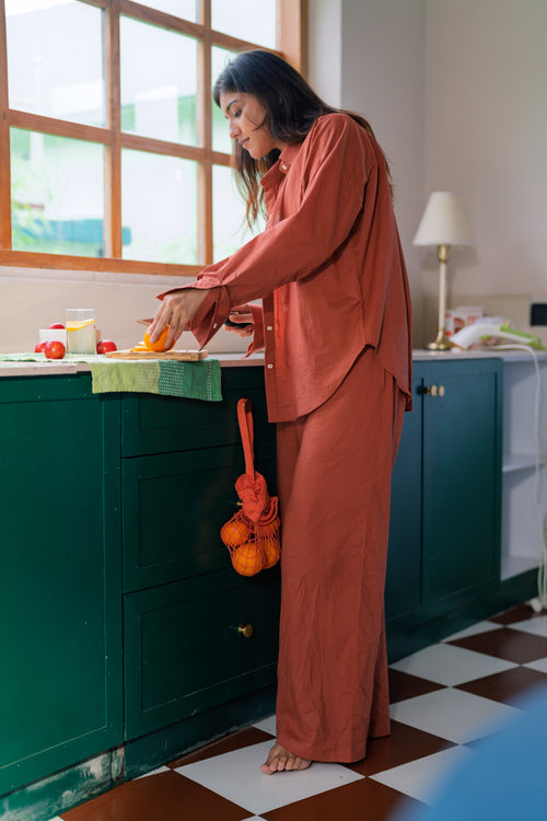 Autumn Willow Set with Lounge Pants & Bralette